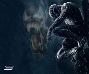 Puzzle Spiderman Venom μετοχές με πολλές από τις εξουσίες και τις ικανότητές του